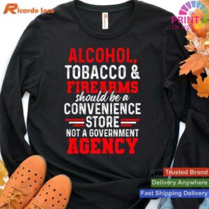 Alcohol Tobacco Firearms Convenience Store T-shirt Style 4 - Hoodie