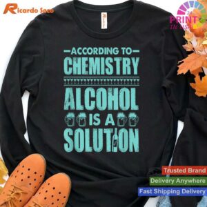 Chemistry Alcohol Solution Gag Gift T-shirt Style 4 - Hoodie