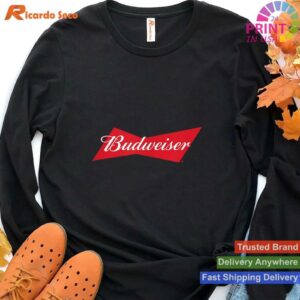 Classic Budweiser Bowtie T-shirt Style 4 - Hoodie