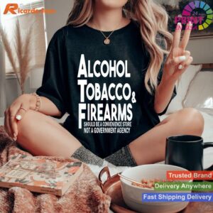 Convenience Store Alcohol Tobacco Firearms T-shirt Style 3 - Women T-shirt