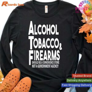 Convenience Store Alcohol Tobacco Firearms T-shirt Style 4 - Hoodie