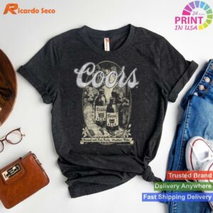 Coors Classic Beer Banquet Vintage T-shirt Style 1 - T-shirt