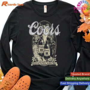 Coors Classic Beer Banquet Vintage T-shirt Style 4 - Hoodie