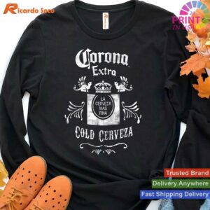 Corona Extra Vintage Label T-shirt Style 4 - Hoodie