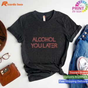 Drinking Gift Alcohol You Later T-shirt Style 1 - T-shirt