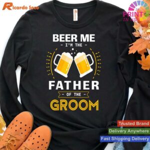 Father of the Groom Drinking Team T-shirt Style 4 - Hoodie