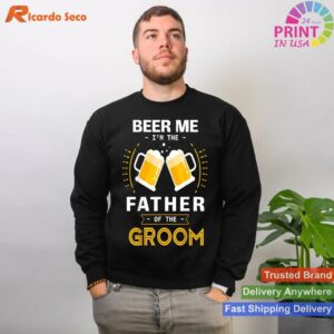 Father of the Groom Drinking Team T-shirt Style 2 - Sweatshirt