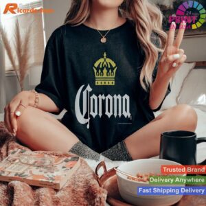 Multi-Color Corona Logo T-shirt Style 3 - Women T-shirt