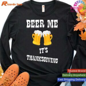 Thanksgiving Alcohol Drinkers Humor T-shirt Style 4 - Hoodie